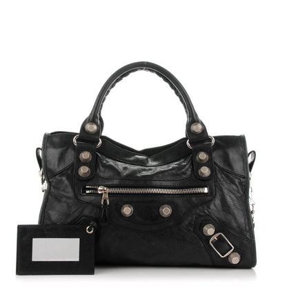 Balenciaga Agneau Giant 21 Silver Hardware City Black 1 of 8