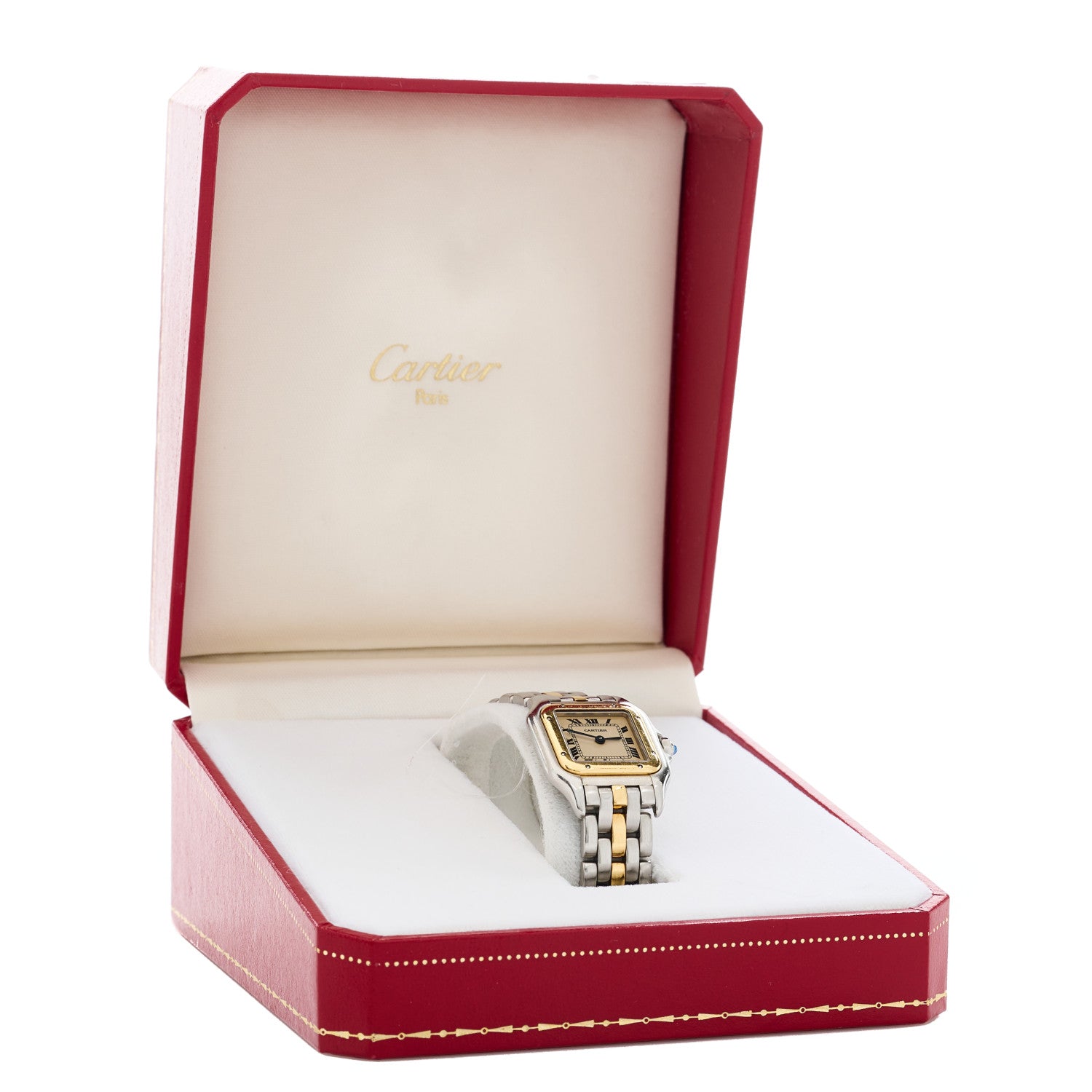 Cartier Stainless Steel 18K Yellow Gold 22mm Panthere Quartz Watch 5 of 5