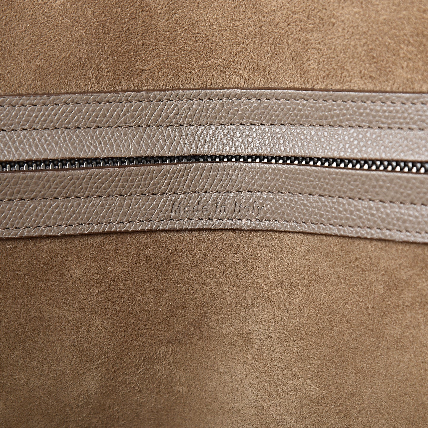 Grained Calfskin Medium Phantom Luggage Taupe