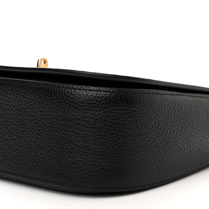 Mulberry Small Classic Grain Calfskin Small Darley Satchel Black 9 of 10