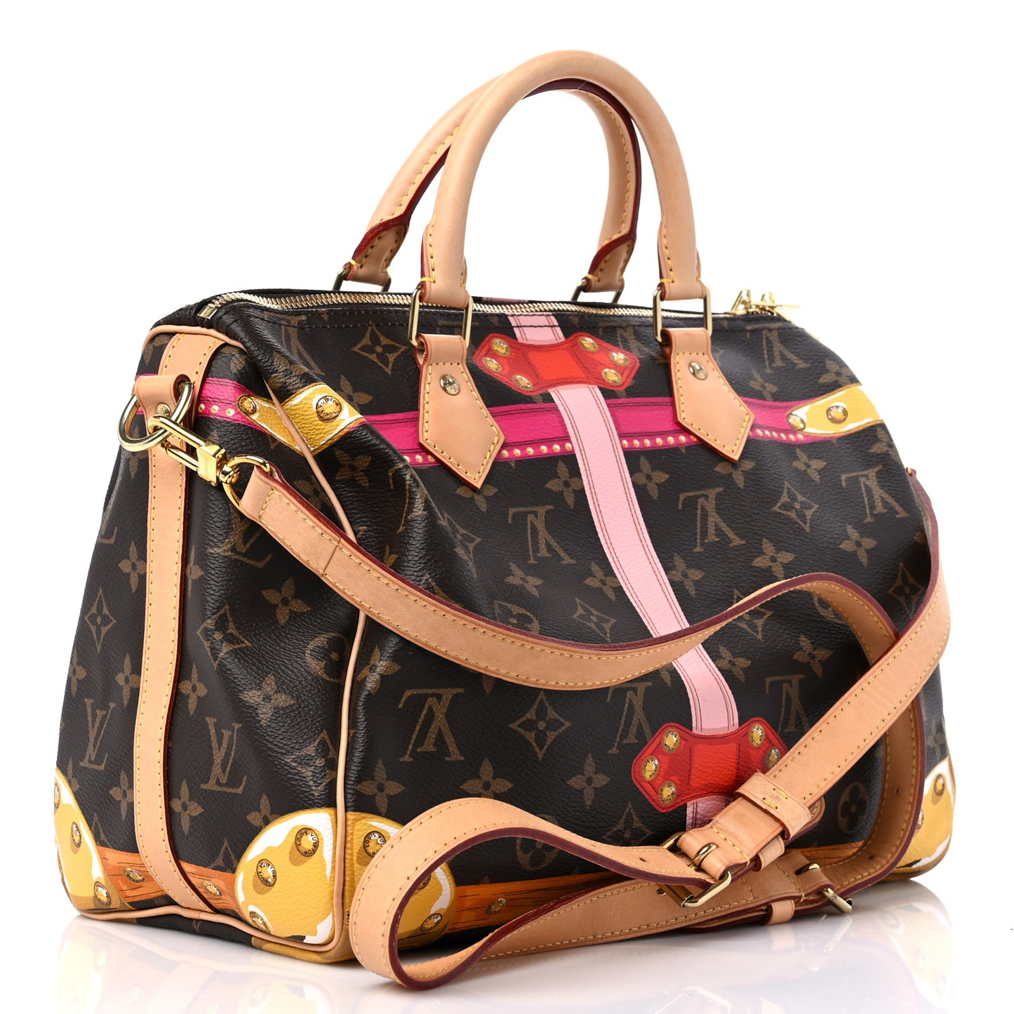 Monogram Summer Trunks Speedy Bandouliere 30