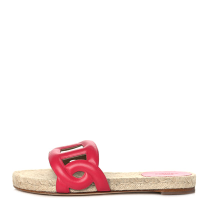 Hermes Nappa Famosa Espadrille Sandals 35 Rosa Framboise 1 of 7