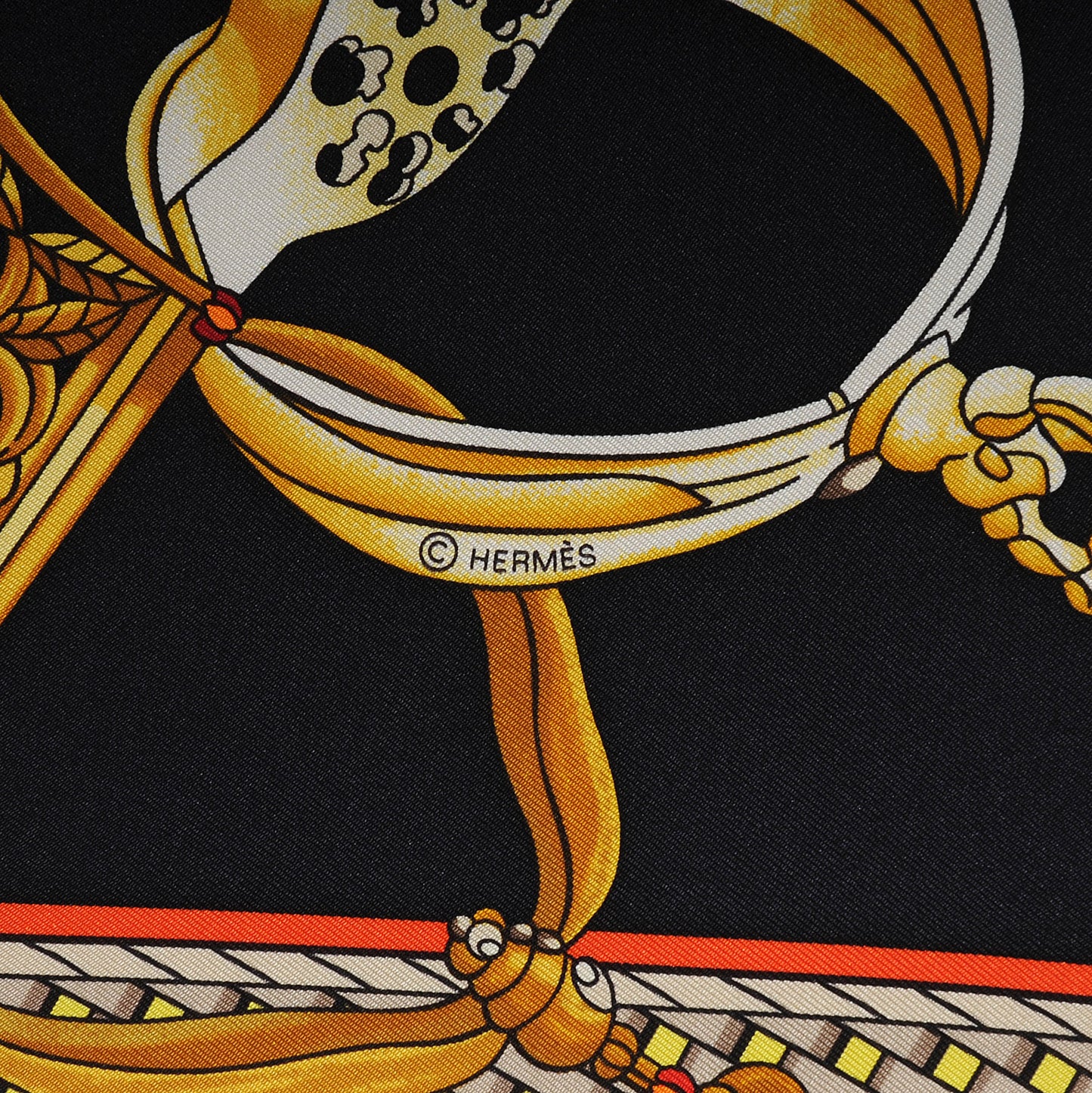 Silk Concours D Etriers Scarf 90