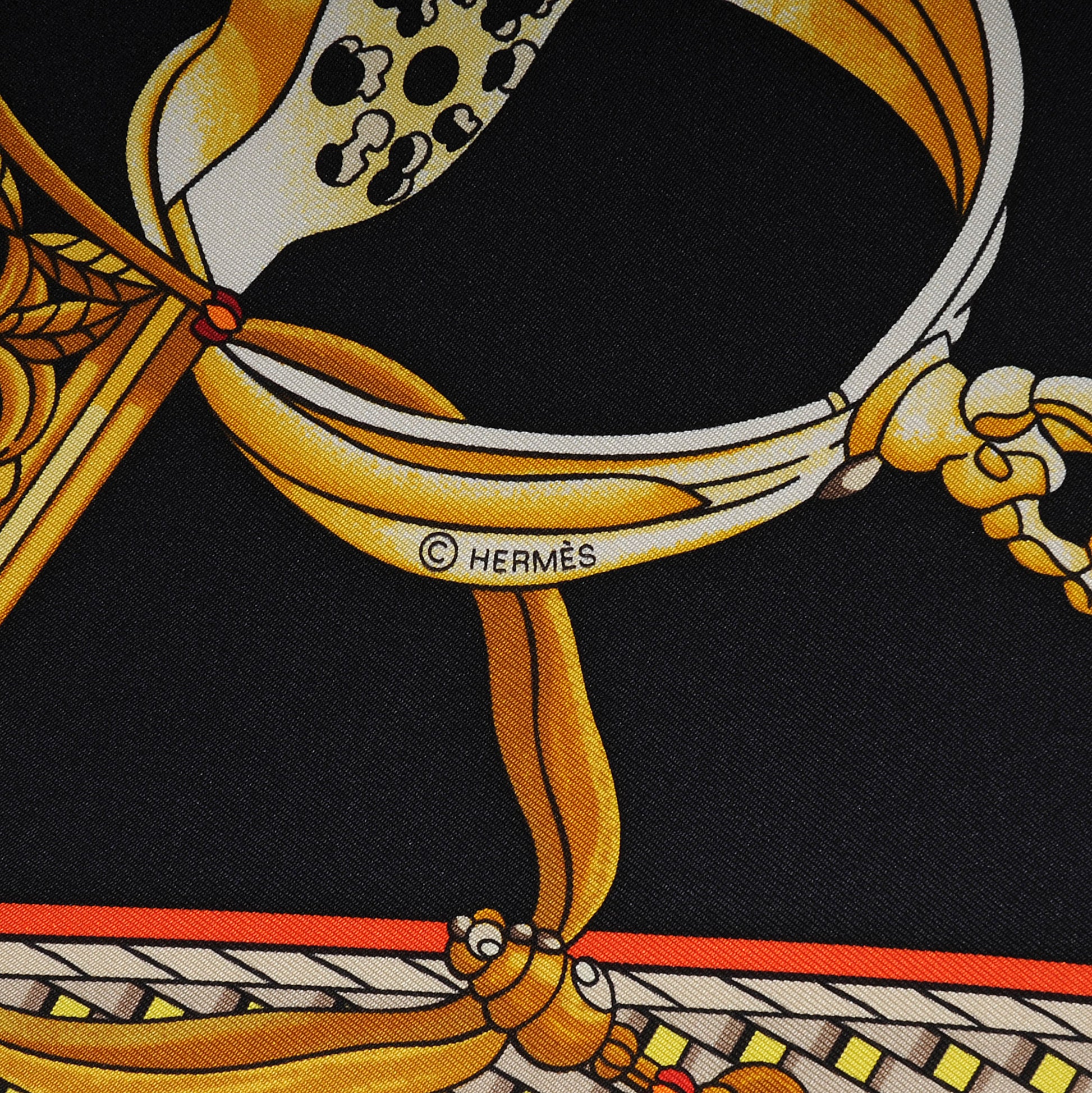 Hermes Silk Concours D Etriers Scarf 90 3 of 5