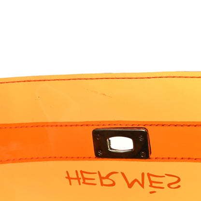 Hermes Vinyl Souvenir De L'Exposition Kelly Orange 11 of 13