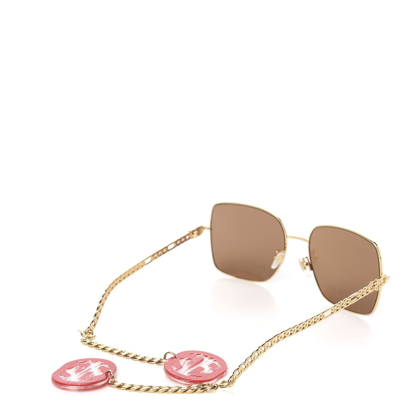 Square Frame GG0724S Sunglasses Beige