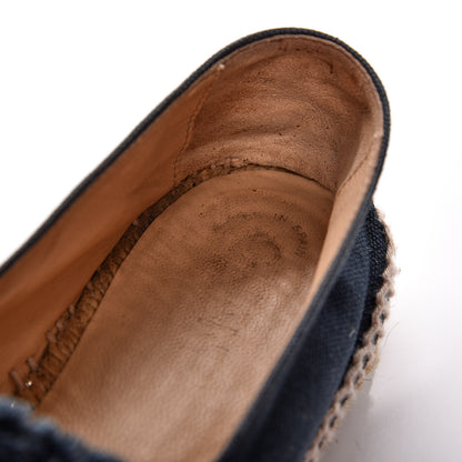 Chanel Canvas CC Espadrilles 38 Black 16 of 17