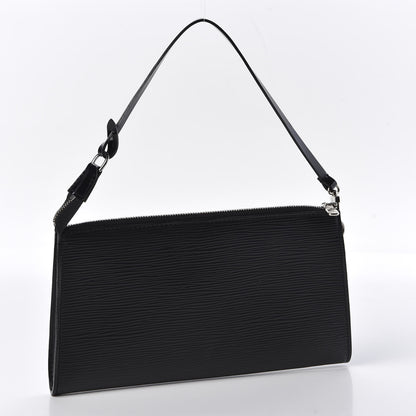 Louis Vuitton Epi Pochette Accessories 24 Black 2 of 8