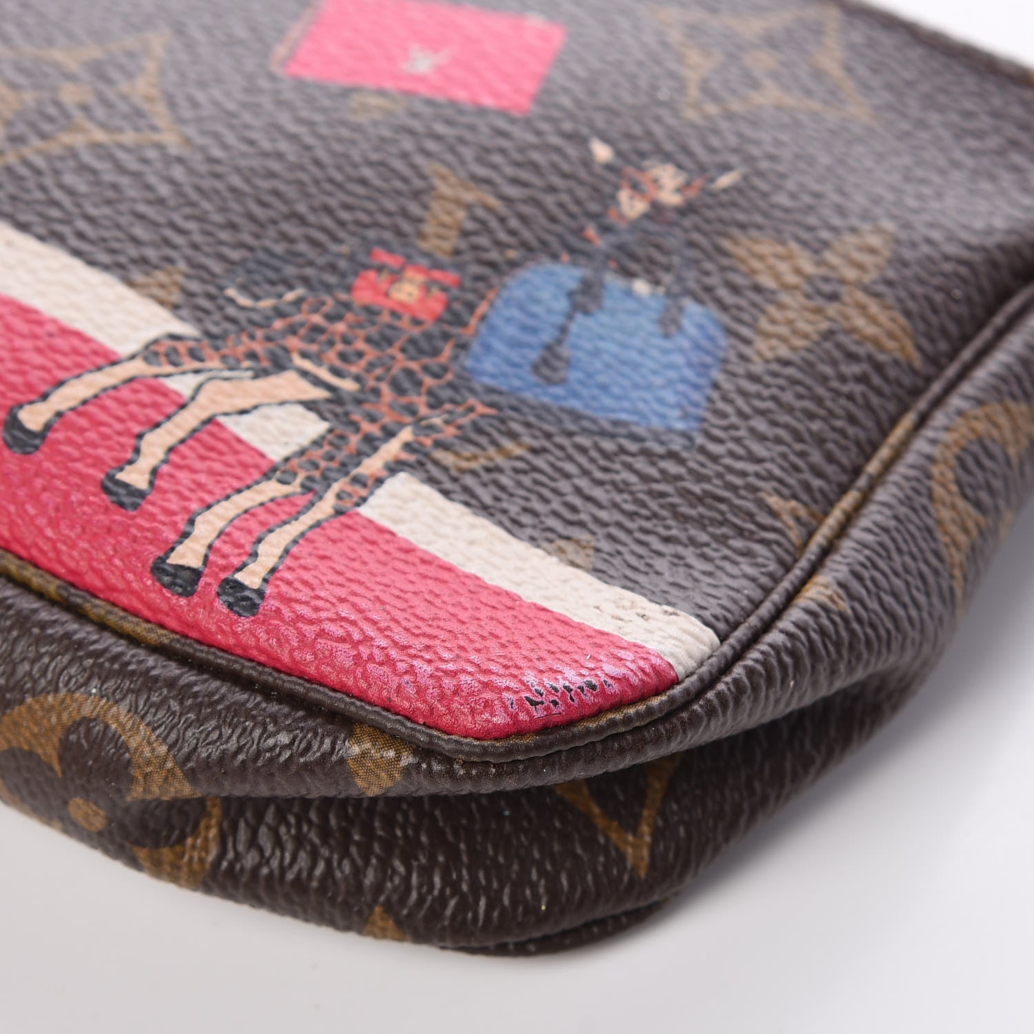Louis Vuitton Monogram 2017 Christmas Animation Mini Pochette Accessories 9 of 9