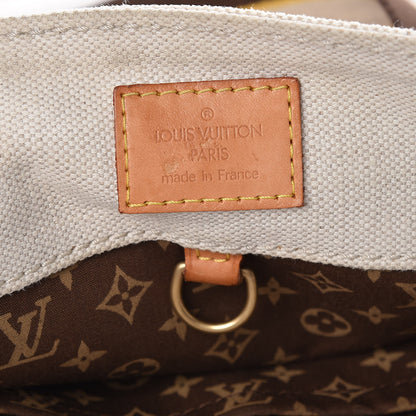 Louis Vuitton Toile Globe Shopper Cabas MM Blue 6 of 9