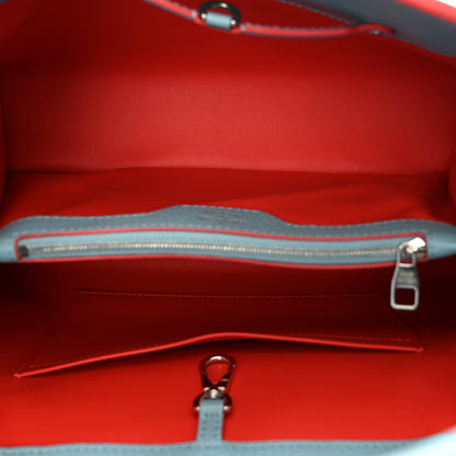 Louis Vuitton Taurillon Capucines GM Ciel Rubis 6 of 10