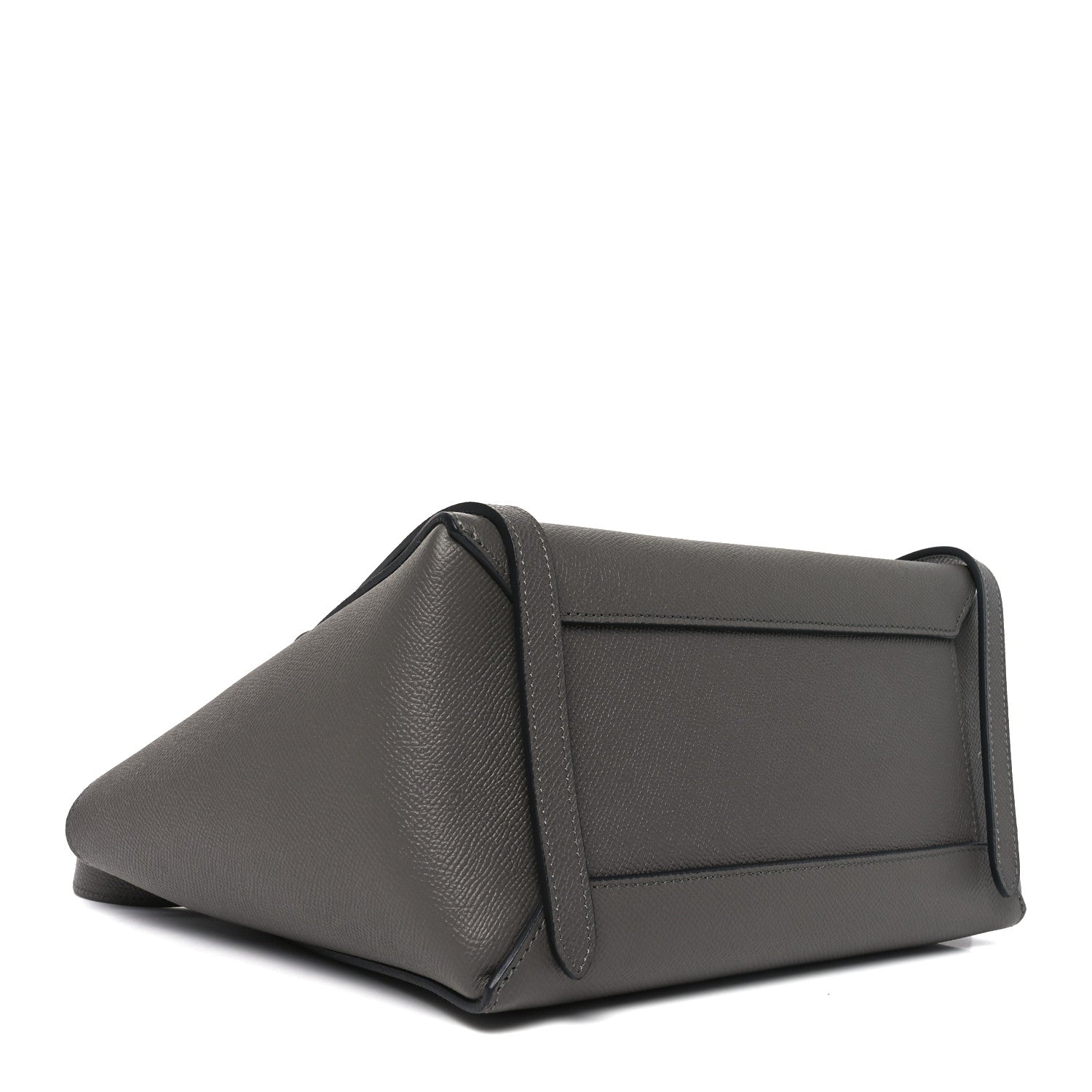 Celine Grained Calfskin Micro Belt Bag Grey 4 of 9
