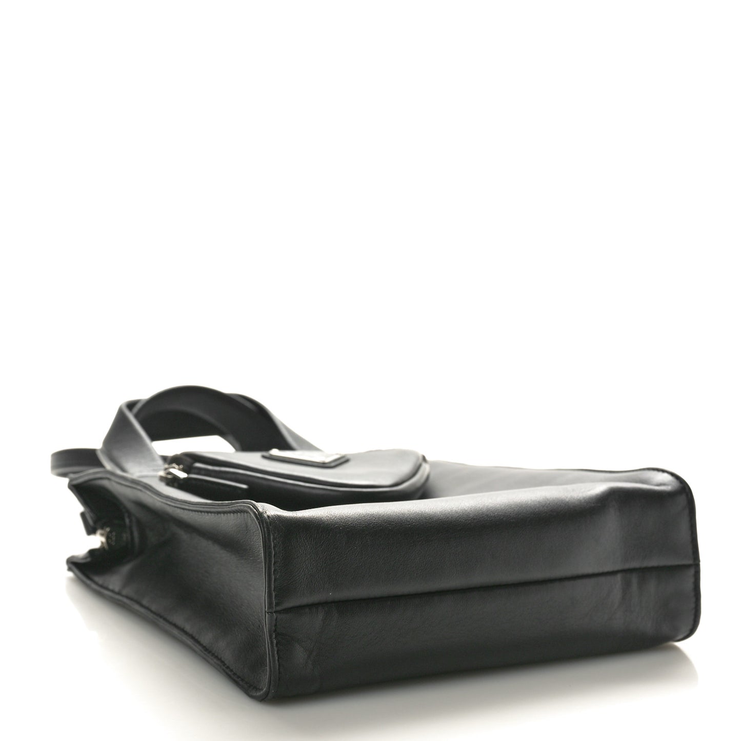 Nappa Mini Pocket Tote Black