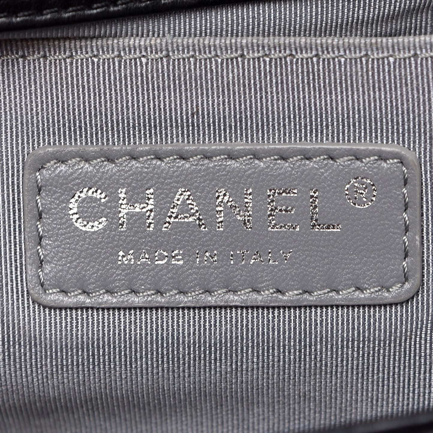 Calfskin Double Stitch Medium Boy Flap Black
