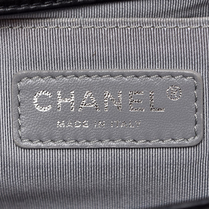 Chanel Calfskin Double Stitch Medium Boy Flap Black 6 of 15