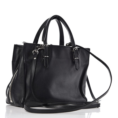 Balenciaga Calfskin Papier Mini A4 Zip Around Tote Black 4 of 17