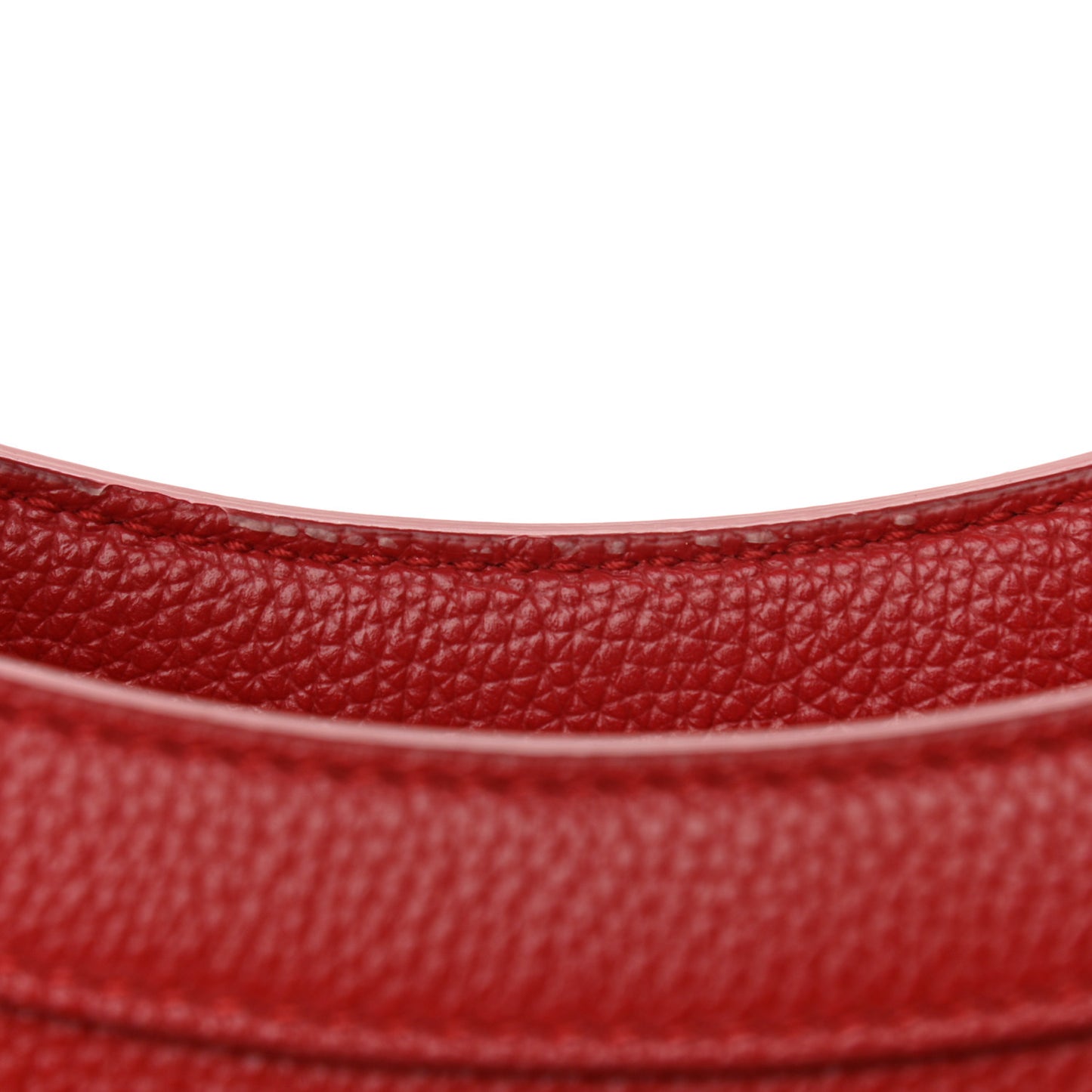 Grained Calfskin Neo Classic Gold Hardware S City Medium Red