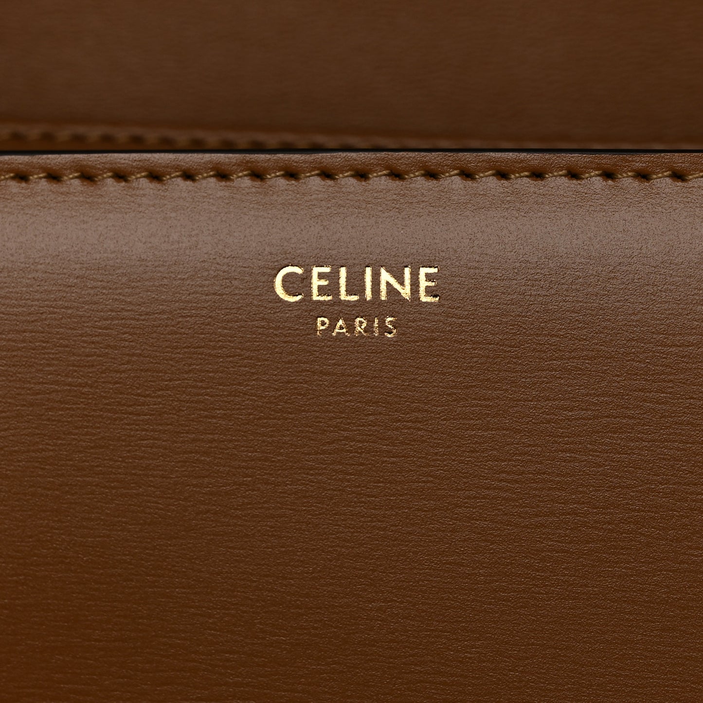 Shiny Calfskin Medium Triomphe Bronze