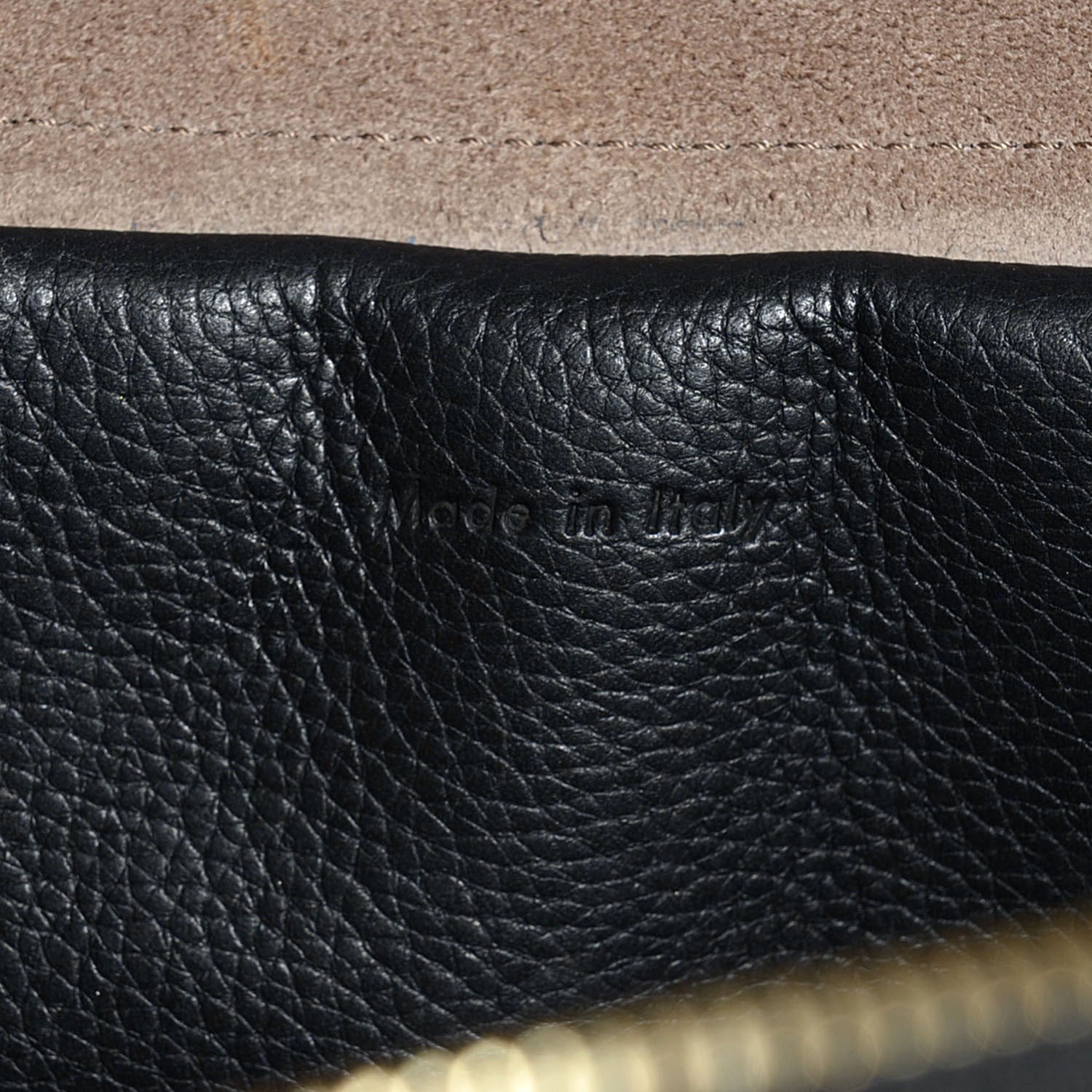 Celine Drummed Calfskin Mini Belt Bag Black 6 of 9
