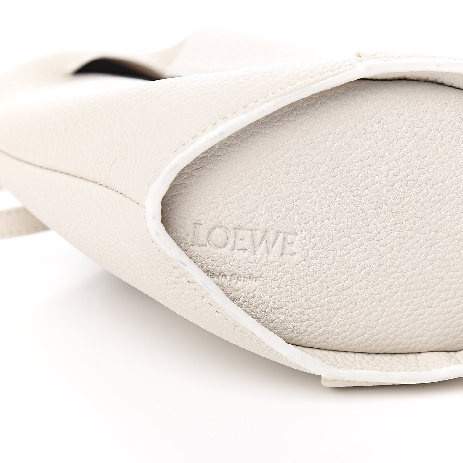 Loewe Calfskin Shearling Mini Bunny Crossbody Bag White 6 of 7