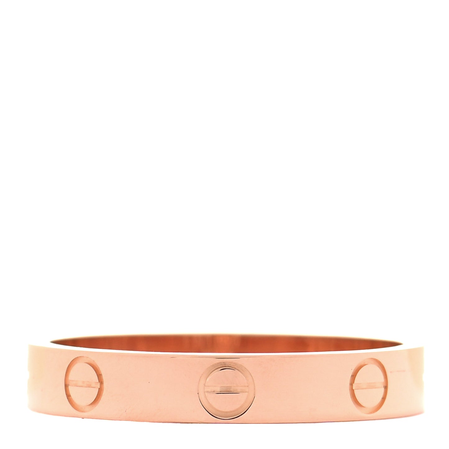 18K Pink Gold 3.5mm LOVE Wedding Band Ring 59 8.75