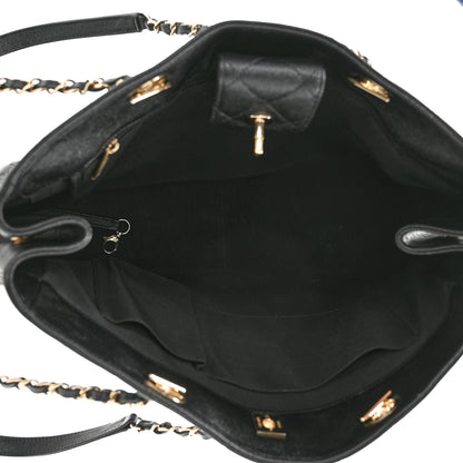 Chanel Caviar Quilted Large Shopping Tote Black 9 of 10