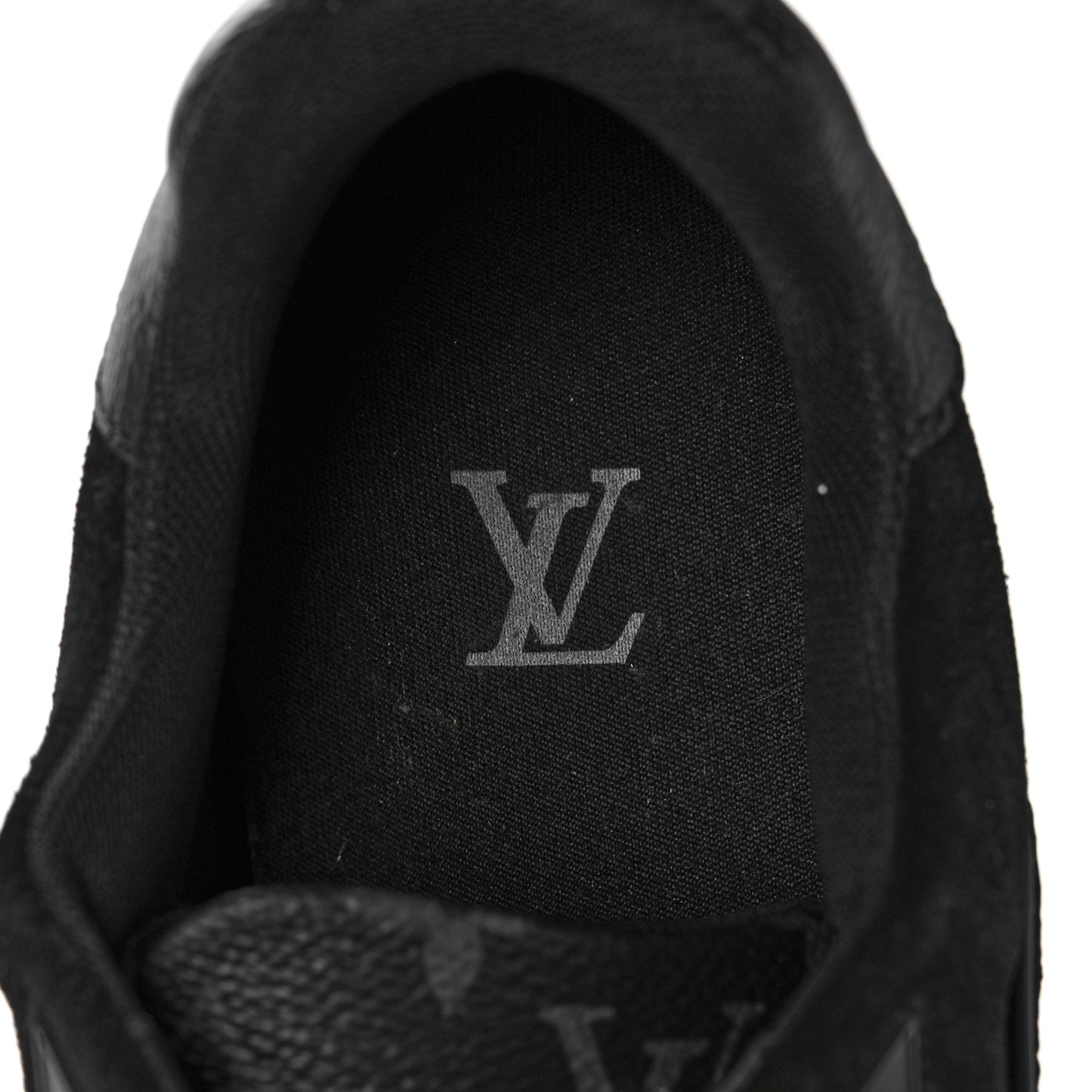 Monogram Eclipse LV Trainer Sneaker 8.5 Black
