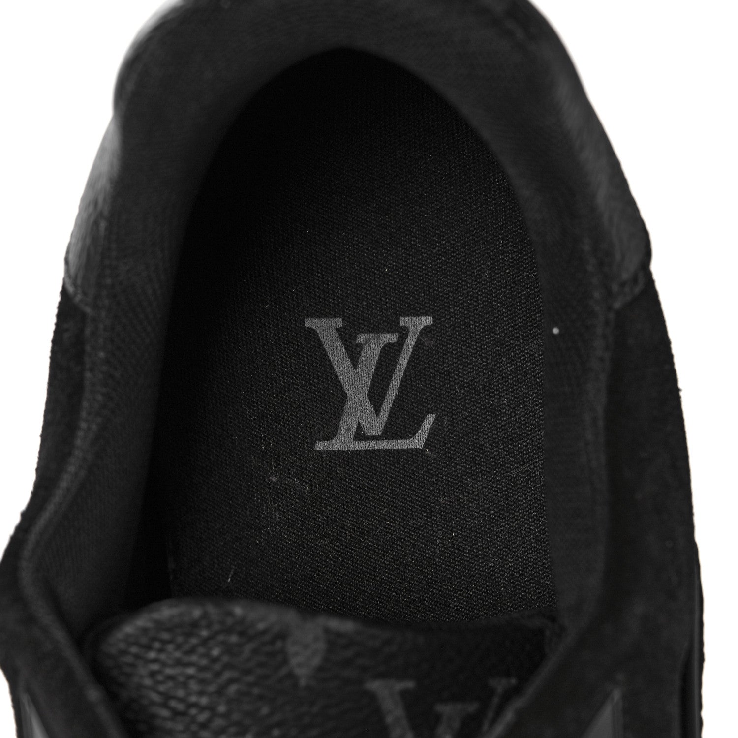 Louis Vuitton Monogram Eclipse LV Trainer Sneaker 8.5 Black 6 of 6