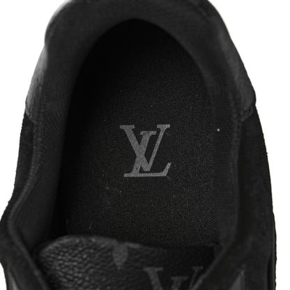 Louis Vuitton Monogram Eclipse LV Trainer Sneaker 8.5 Black 6 of 6
