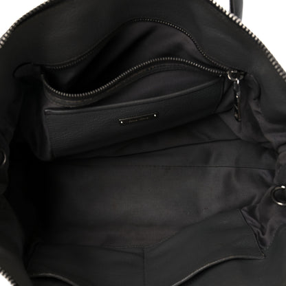 Miu Miu Goatskin Madras Zip Tote Pomice 6 of 28