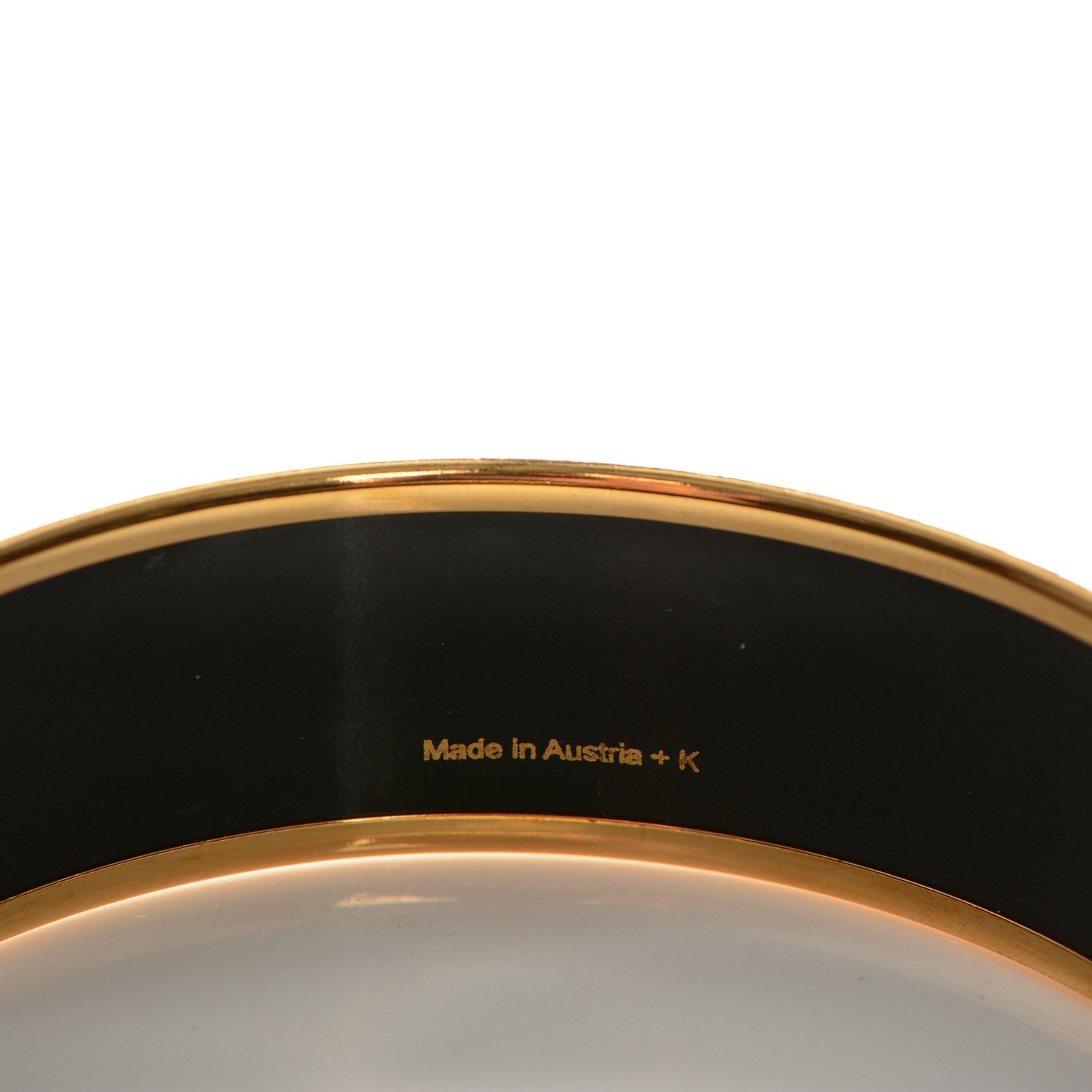 Hermes Enamel Printed De Passage a Paris Wide Bracelet 65 4 of 5