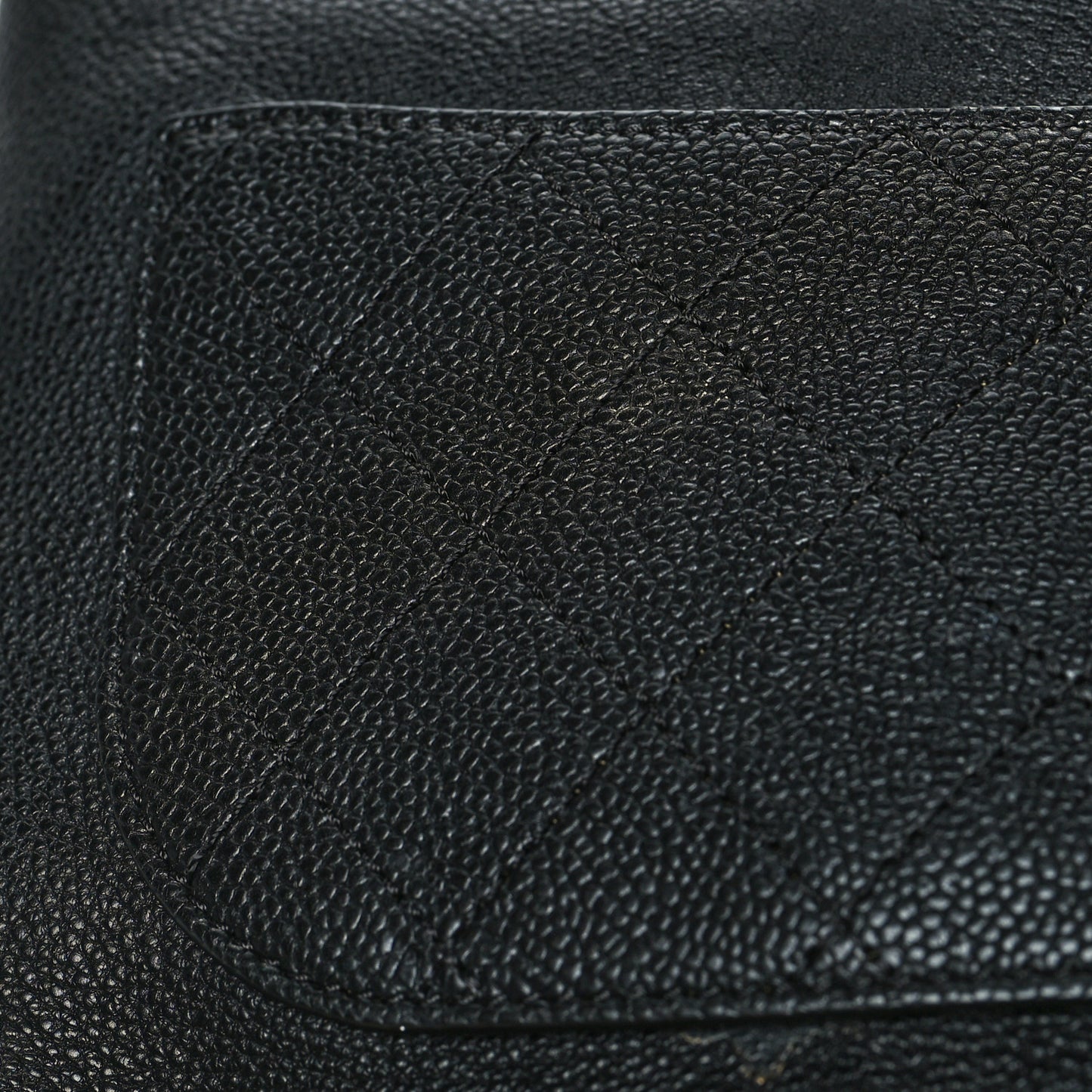 Caviar Quilted Backpack Black