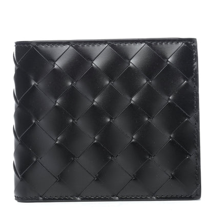 Bottega Veneta Nappa Maxi Intrecciato Bi-Fold Wallet Black 1 of 4