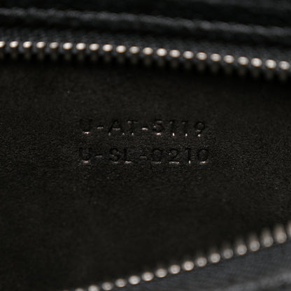 Celine Drummed Calfskin Mini Luggage Black 8 of 11