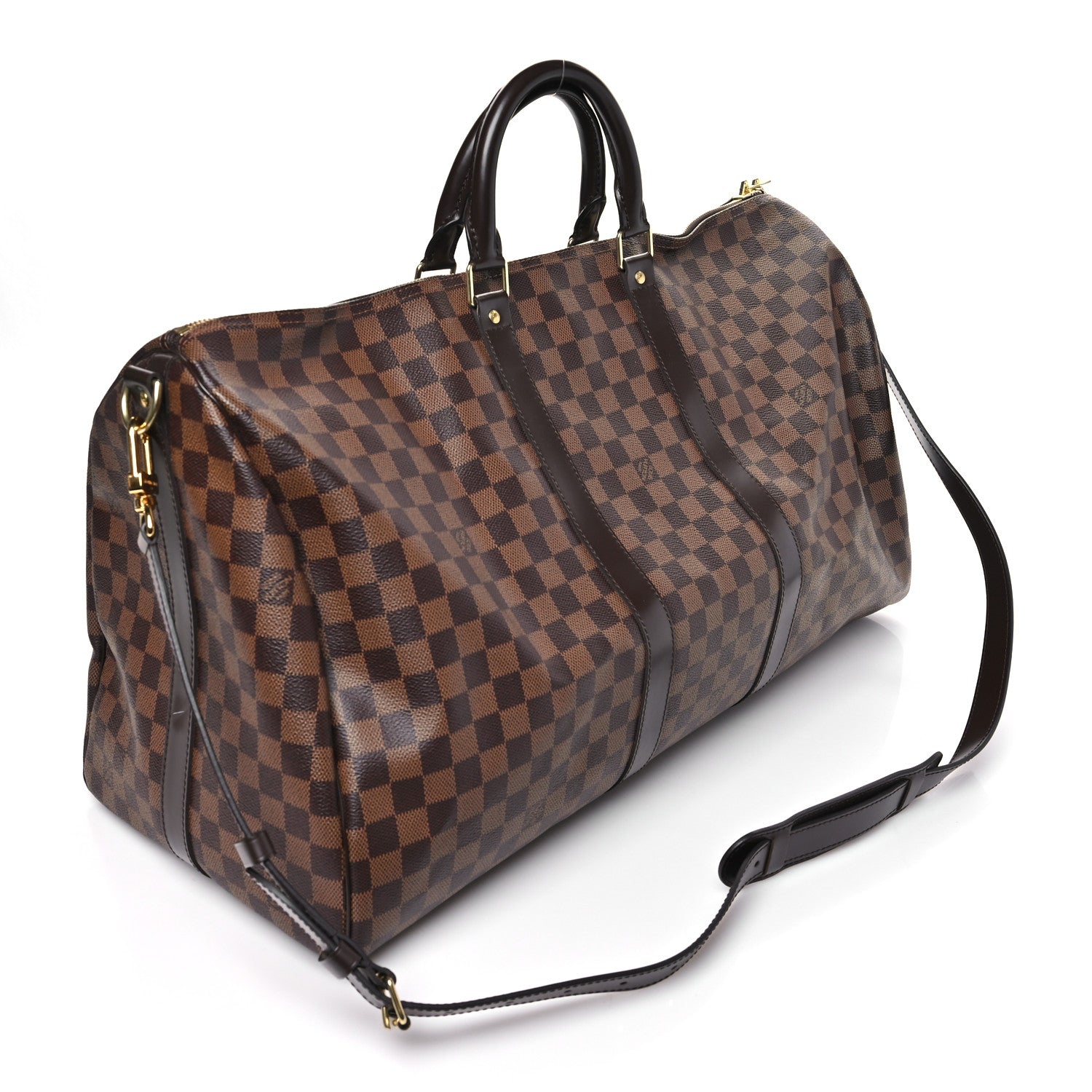 Louis Vuitton Damier Ebene Keepall Bandouliere 55 2 of 10