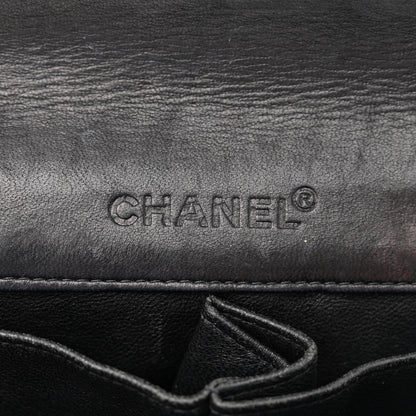 Chanel Patent Quilted East West Chocolate Bar Flap Black 6 of 15