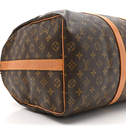 Louis Vuitton Monogram Keepall Bandouliere 50 10 of 19