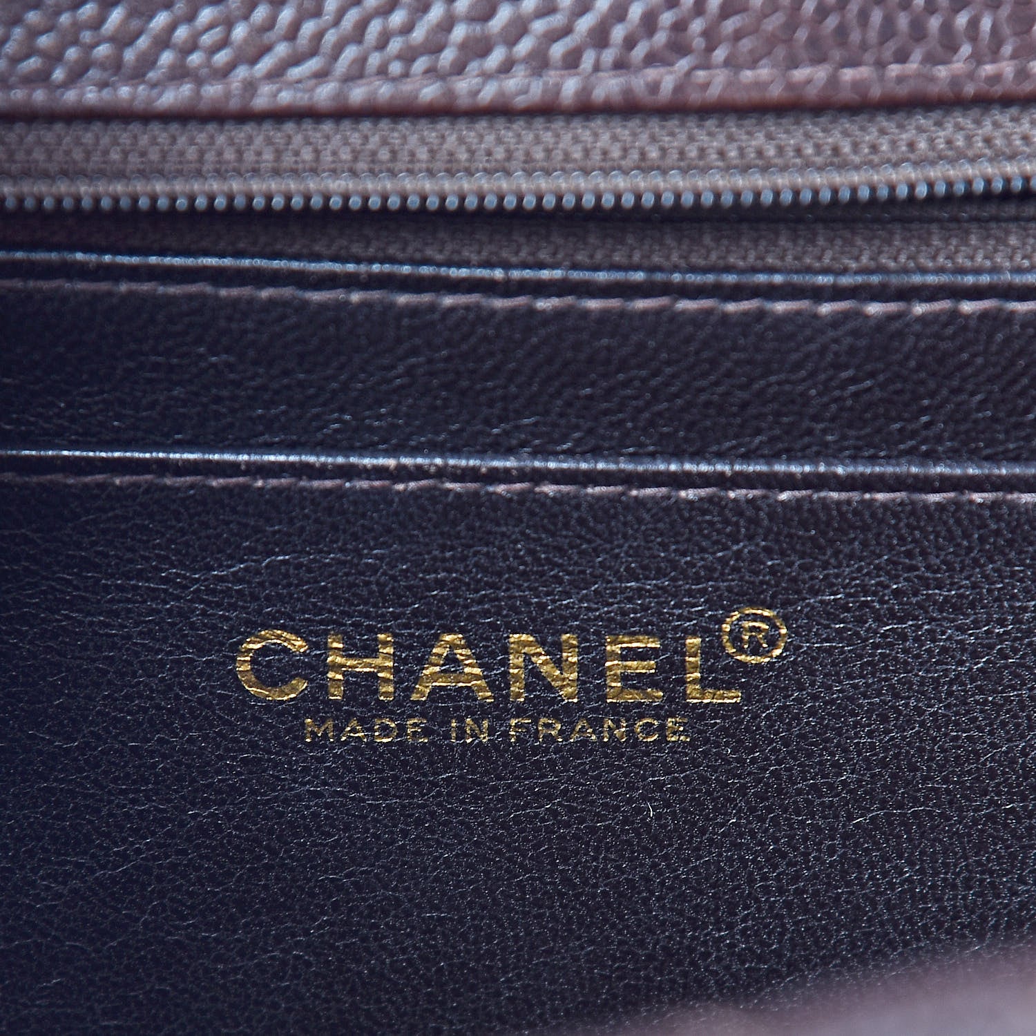 Chanel Caviar Quilted Jumbo Single Flap Brown 6 of 12