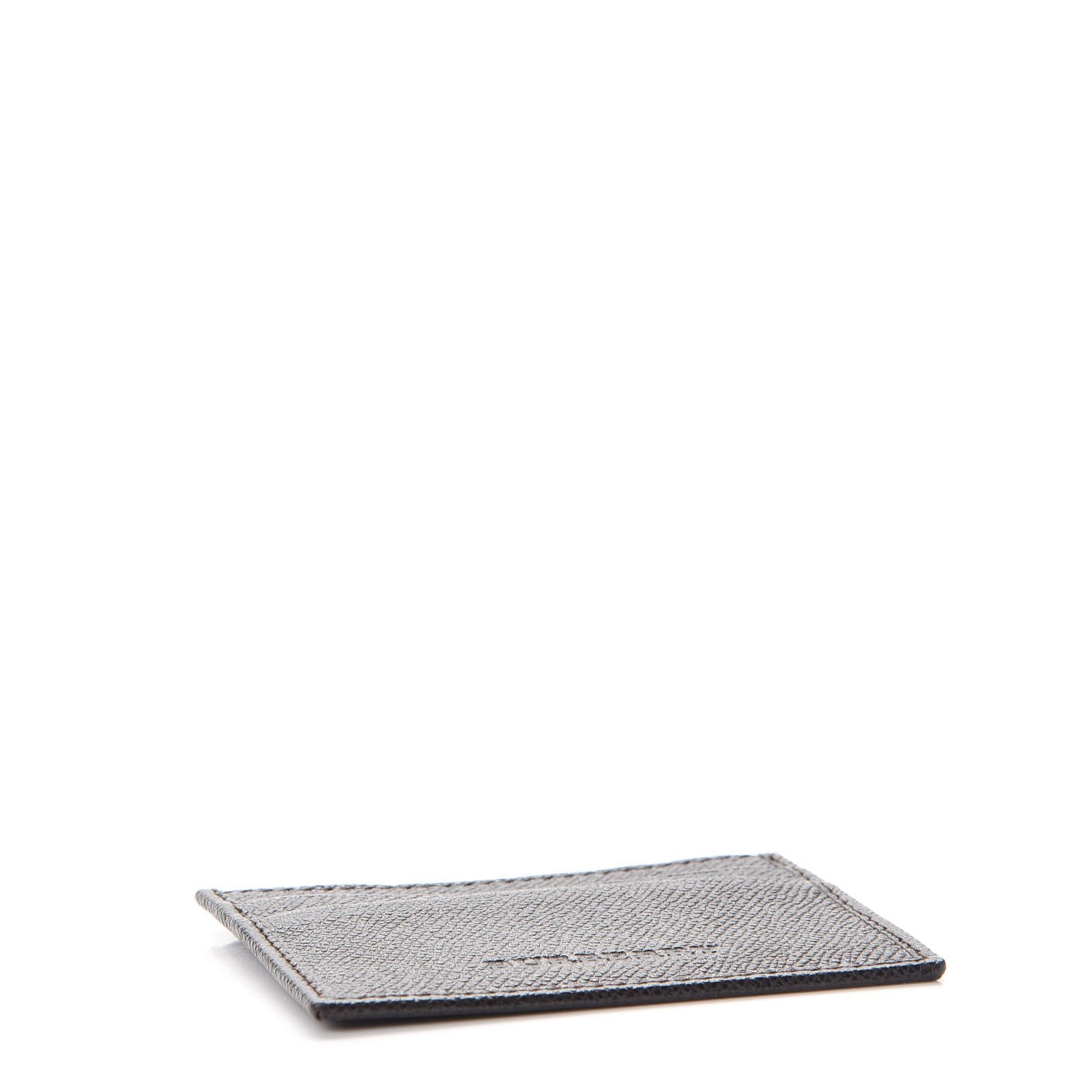 Burberry Grained Calfskin Credit Card Case Ebony 4 of 7