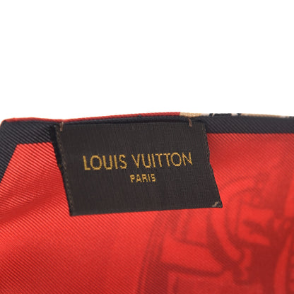 Louis Vuitton Silk Monogram Trunks Bandeau Brown 3 of 5