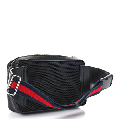 Gucci Soft GG Supreme Monogram Web Belt Bag Black Grey 3 of 9