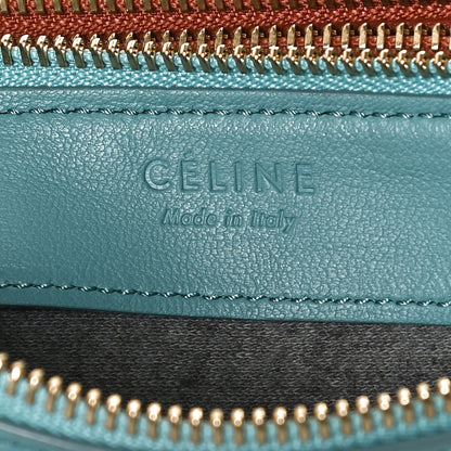 Celine Lambskin Small Multicolor Trio Crossbody Bag Antarctic 6 of 11