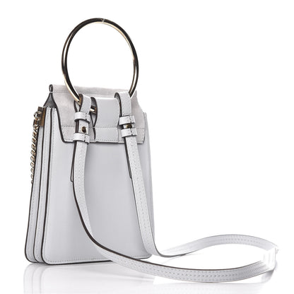 Chloe Suede Calfskin Mini Faye Bracelet Bag Light Cloud 3 of 6
