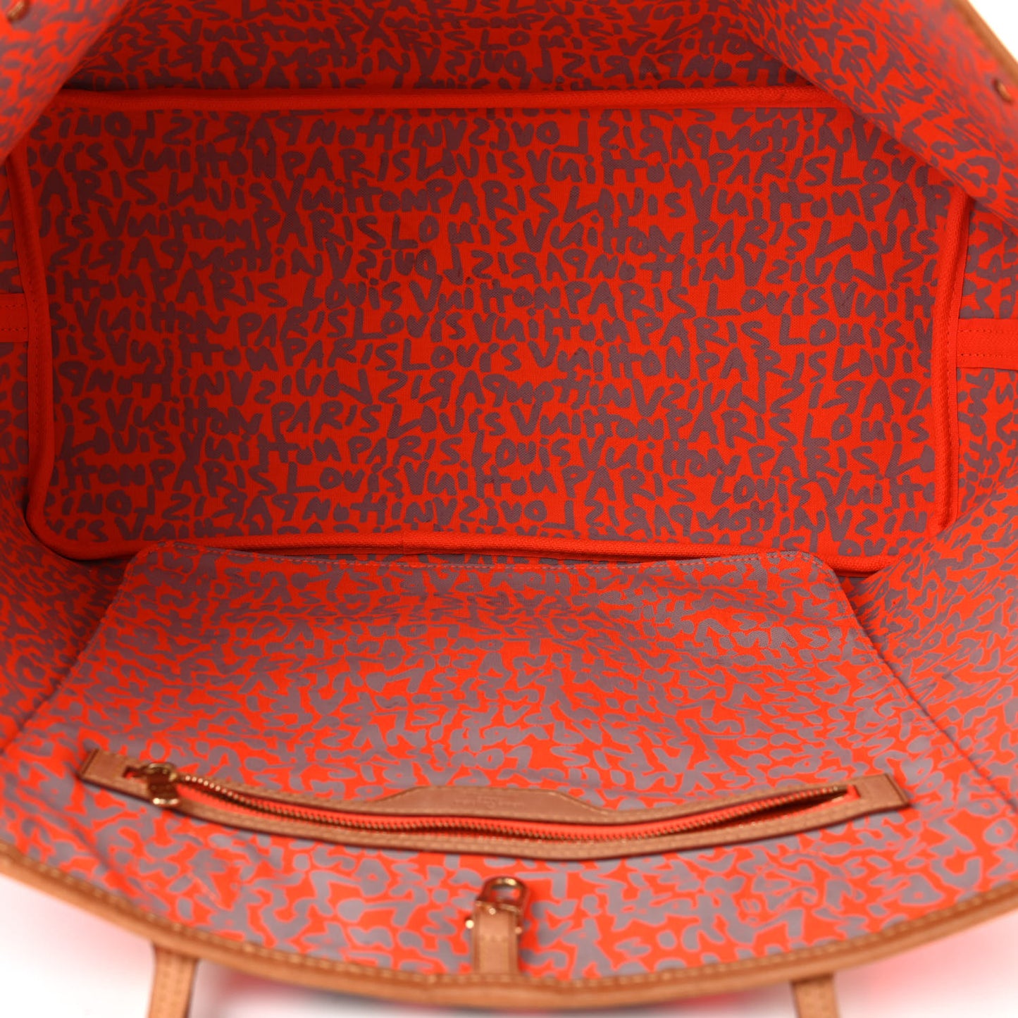 Monogram Graffiti Neverfull GM Orange
