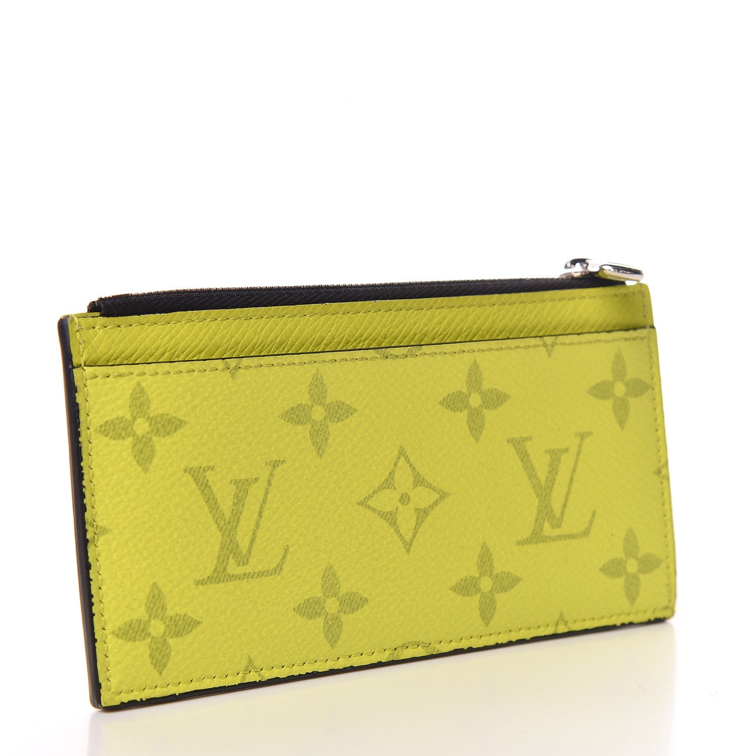 Louis Vuitton Monogram Taiga Coin Card Holder Yellow 3 of 7