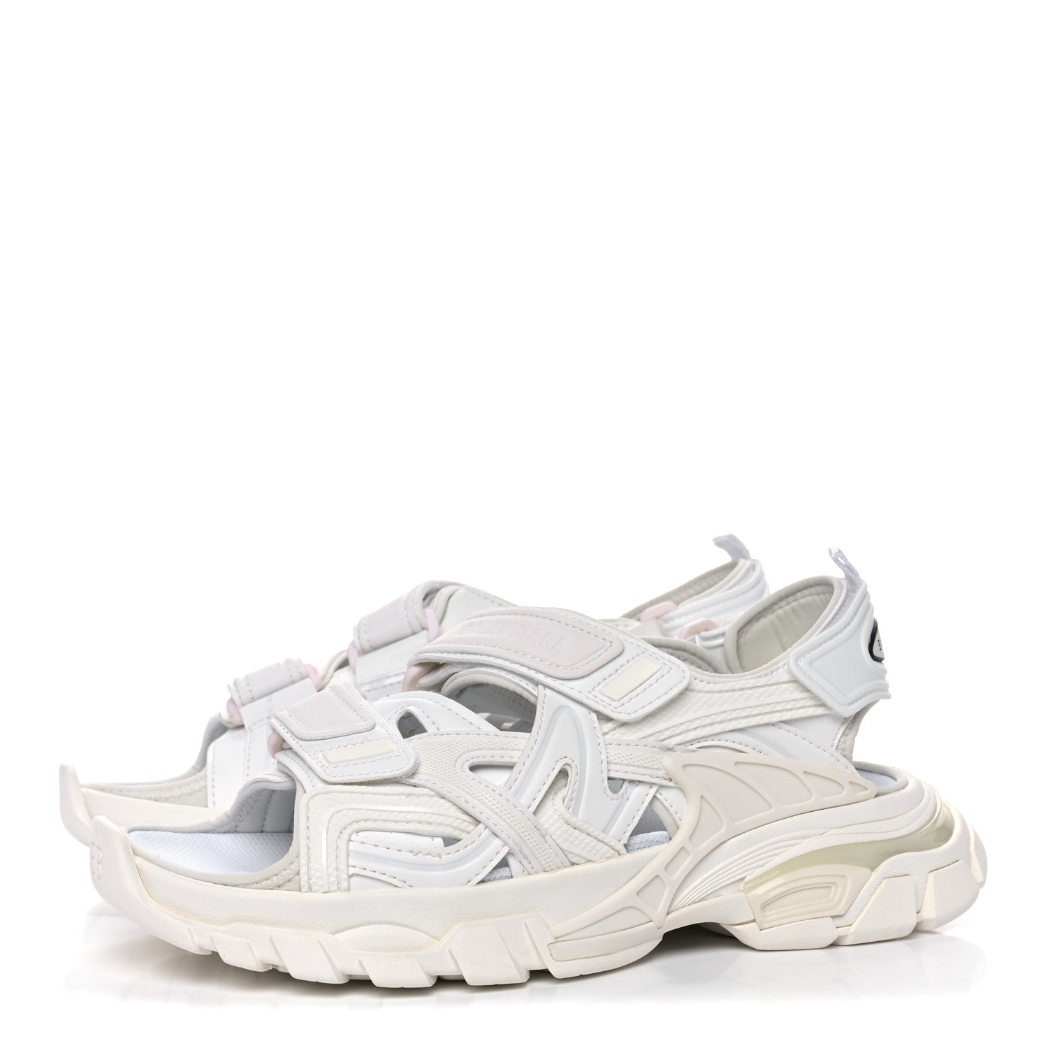Balenciaga Neoprene Rubber Womens Track Sandals 38 White 3 of 10