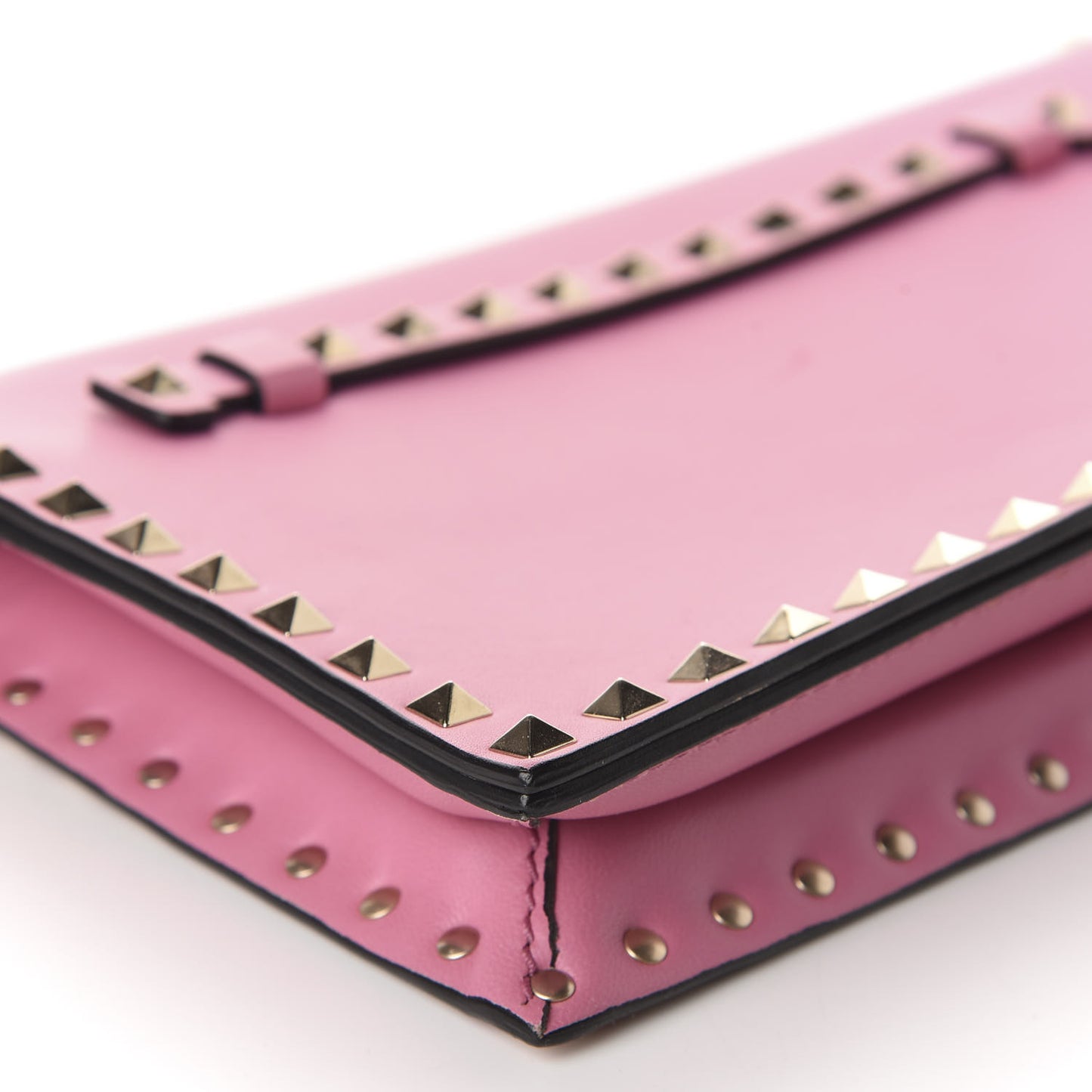 Nappa Rockstud Wristlet Clutch Ninphea