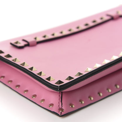 Valentino Garavani Nappa Rockstud Wristlet Clutch Ninphea 6 of 9