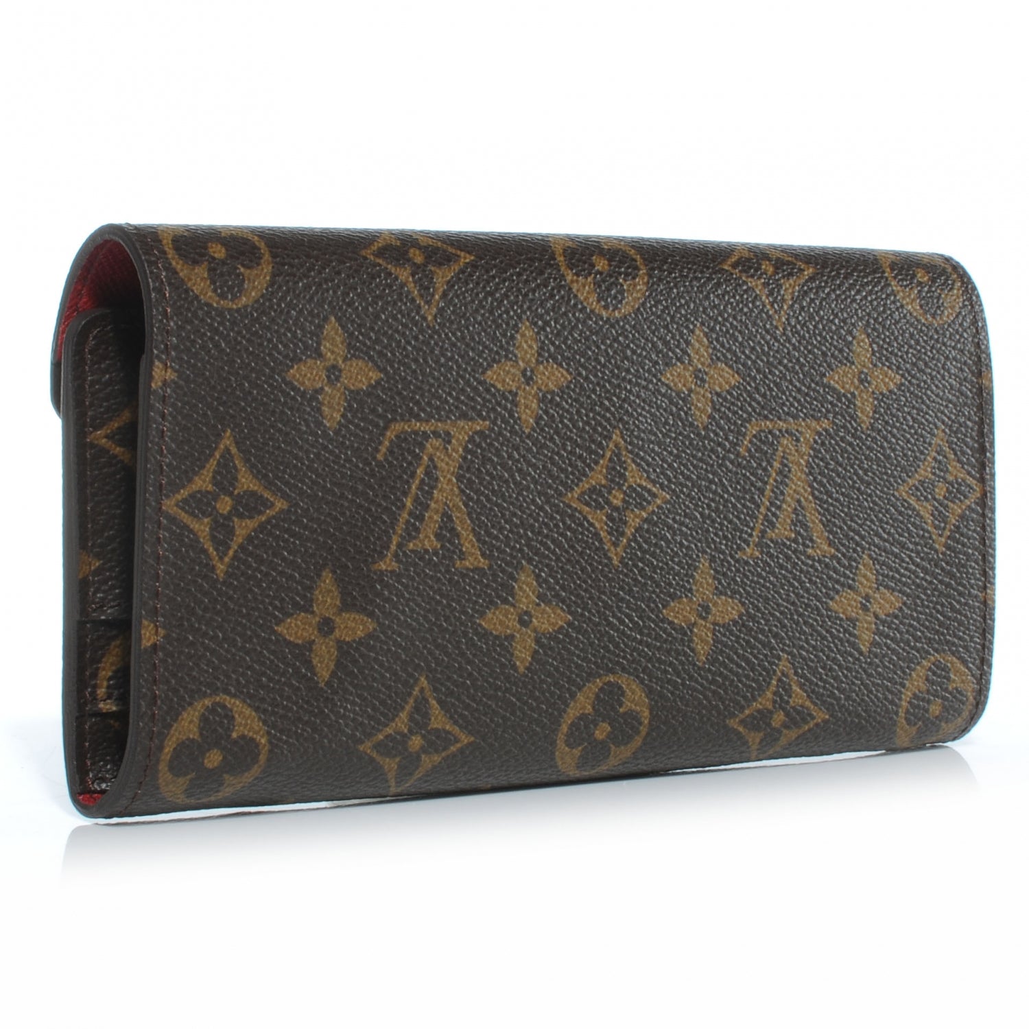 Louis Vuitton Monogram Josephine Wallet Red 3 of 7