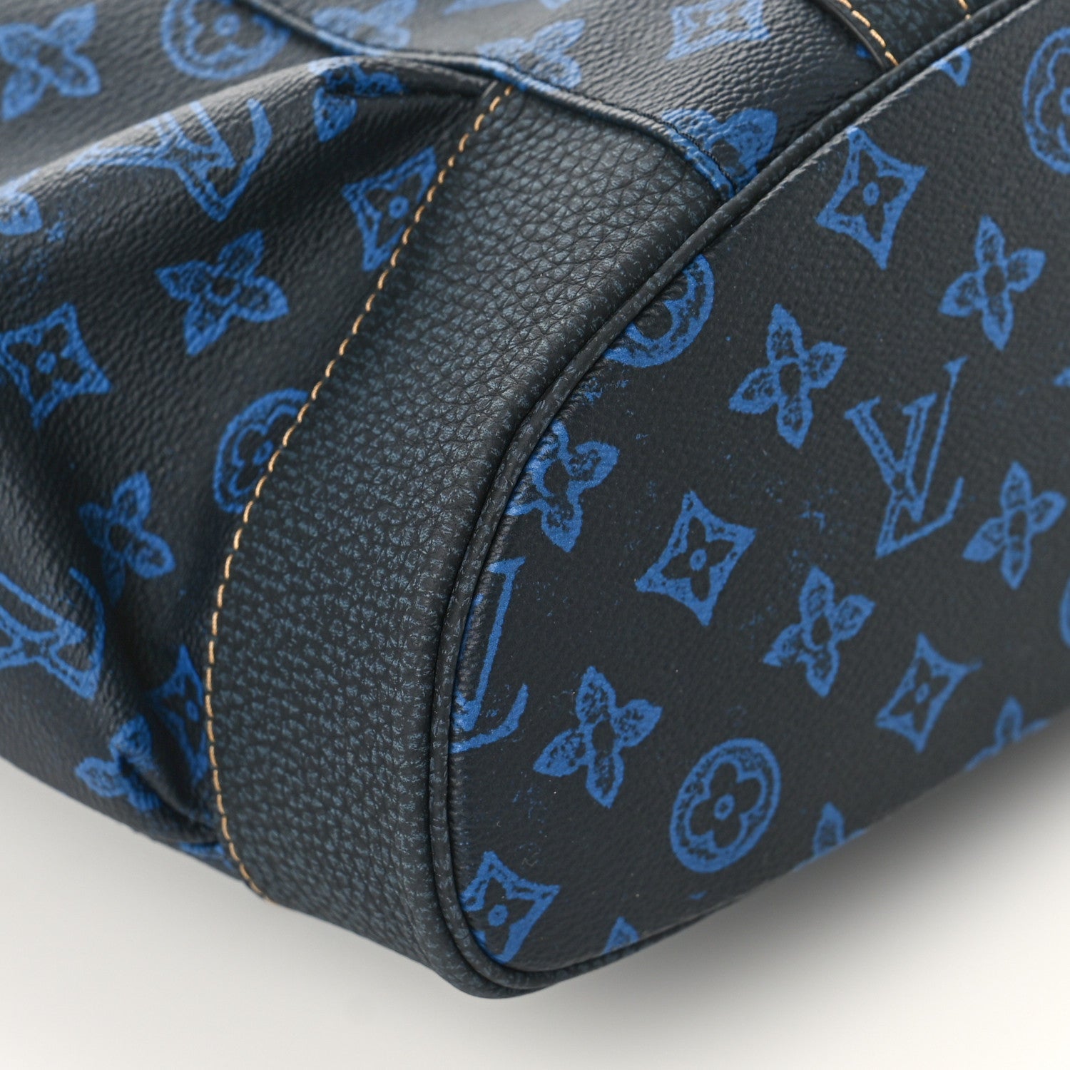 Louis Vuitton Monogram LV Record Christopher MM Backpack Blue 7 of 8